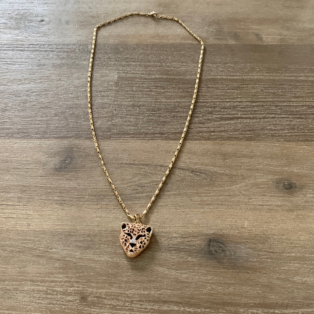 Jaguar pendant necklace